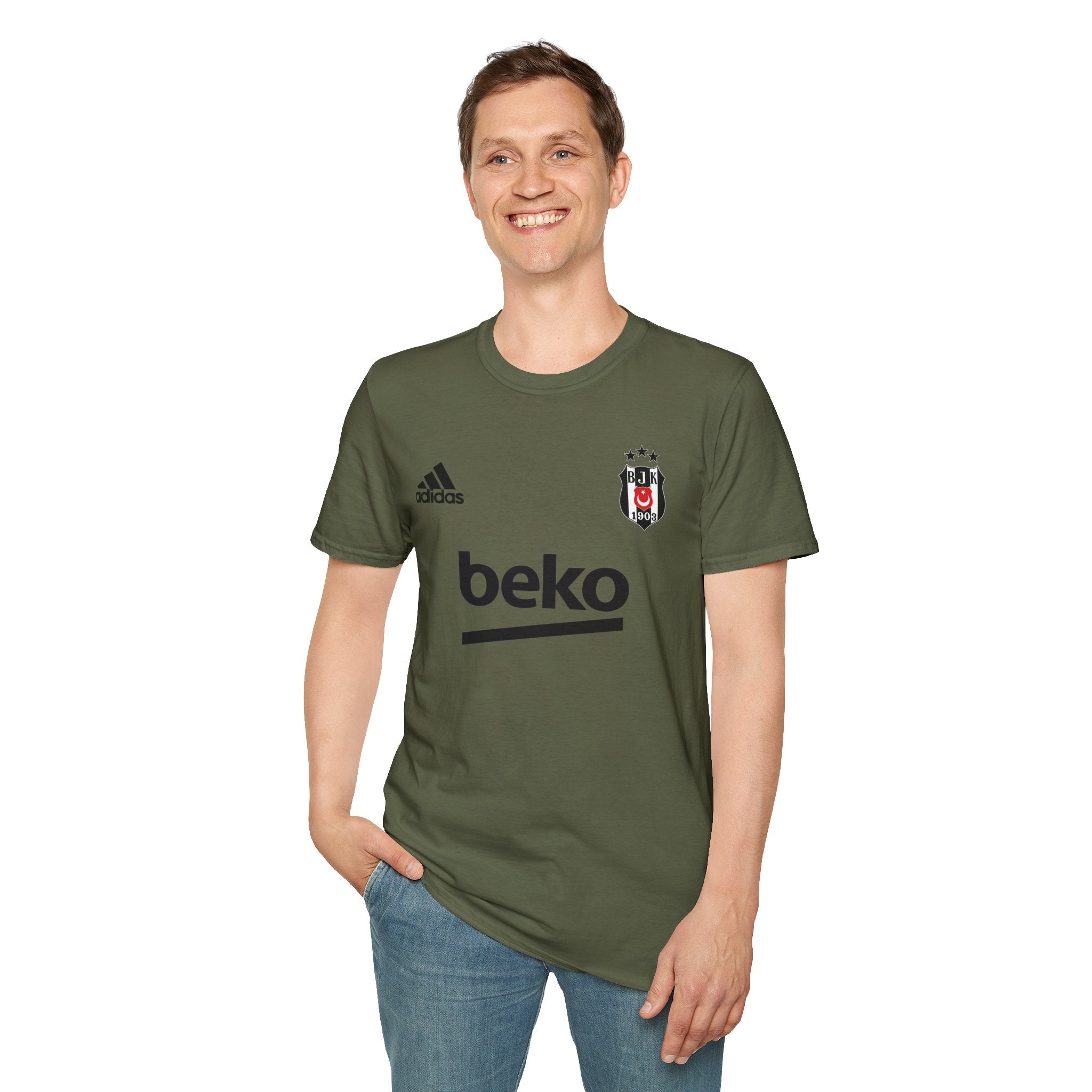 Besiktas Eagle T-Shirt  Football Club Crest Tee soccer jersey