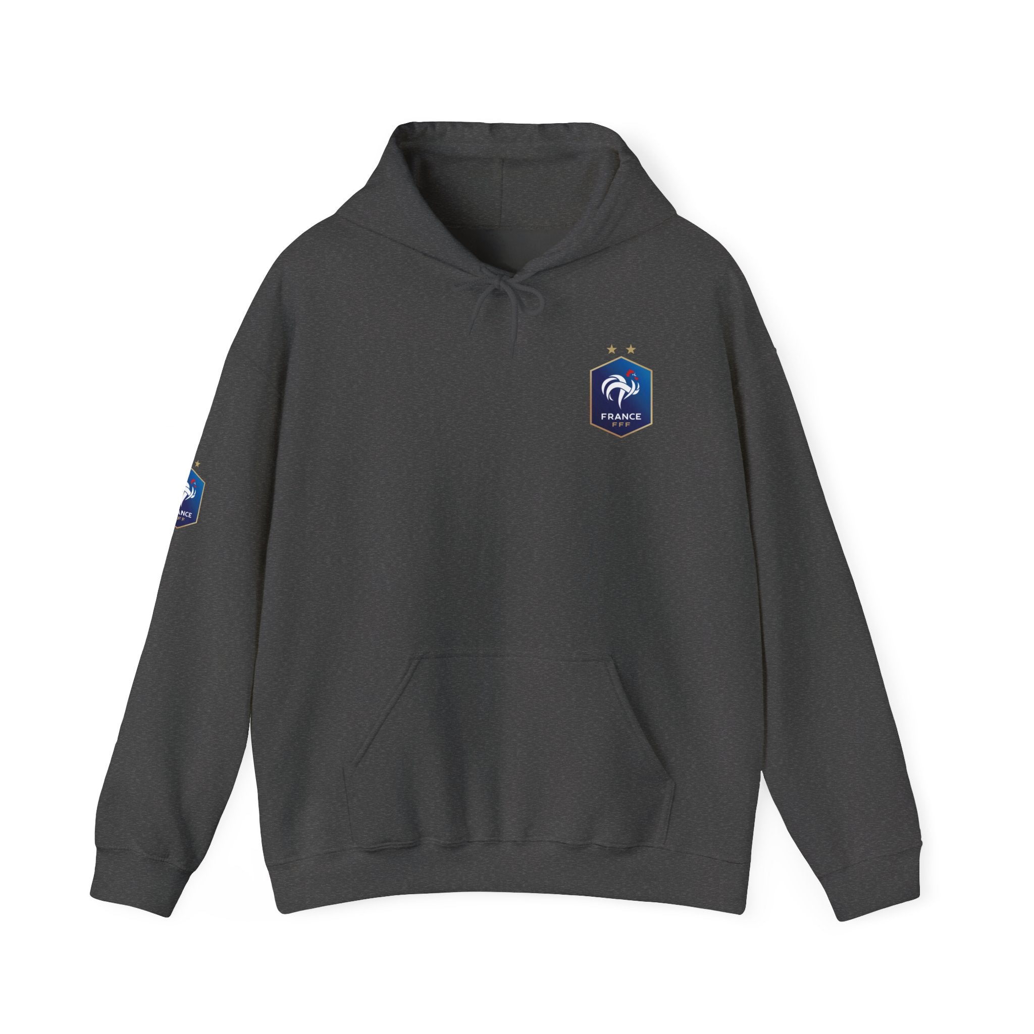 France Logo Hoodie French Crest Pullover with 'FRANCE' Back Print