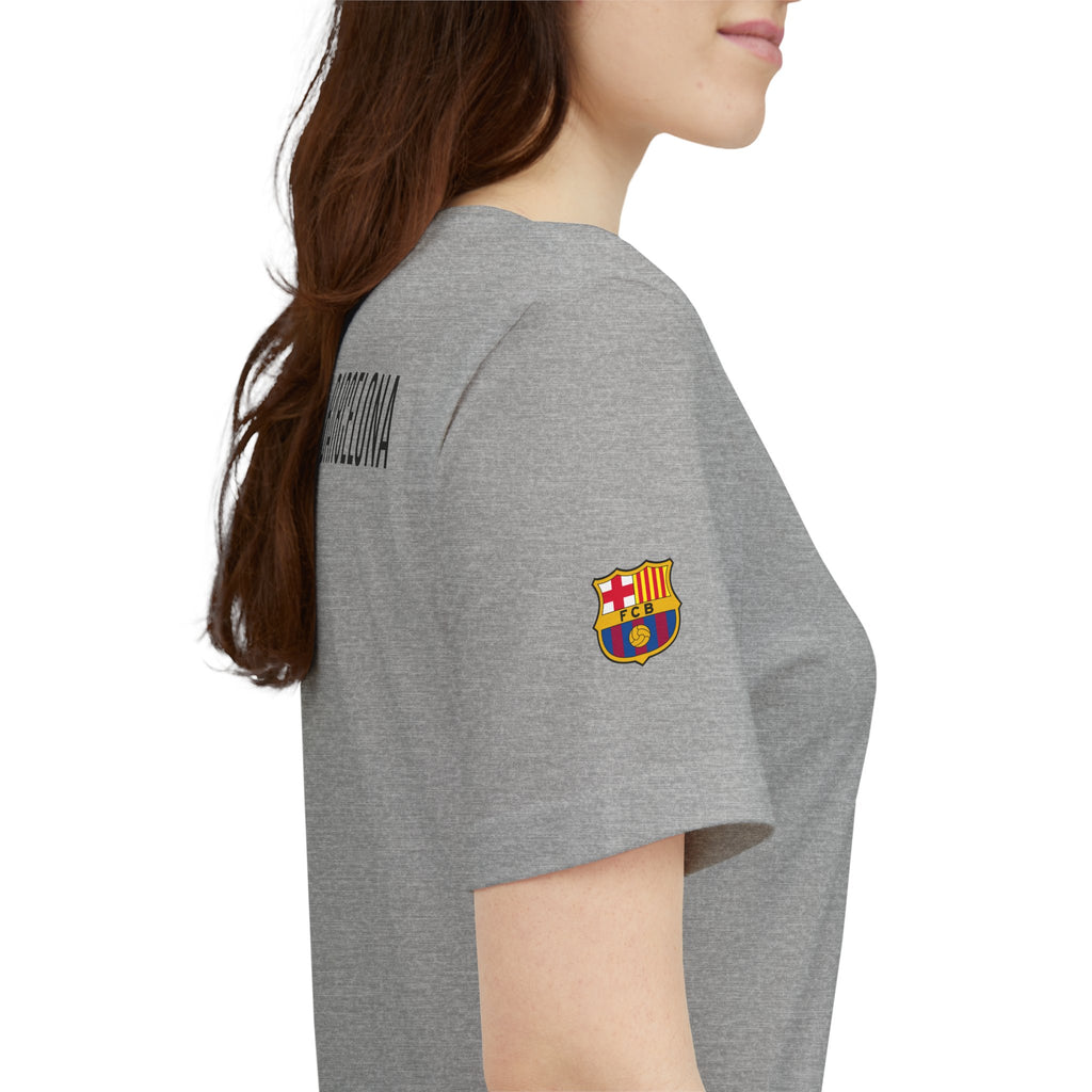 Barcelona Crest T‑Shirt  Minimal Football Fan Tee