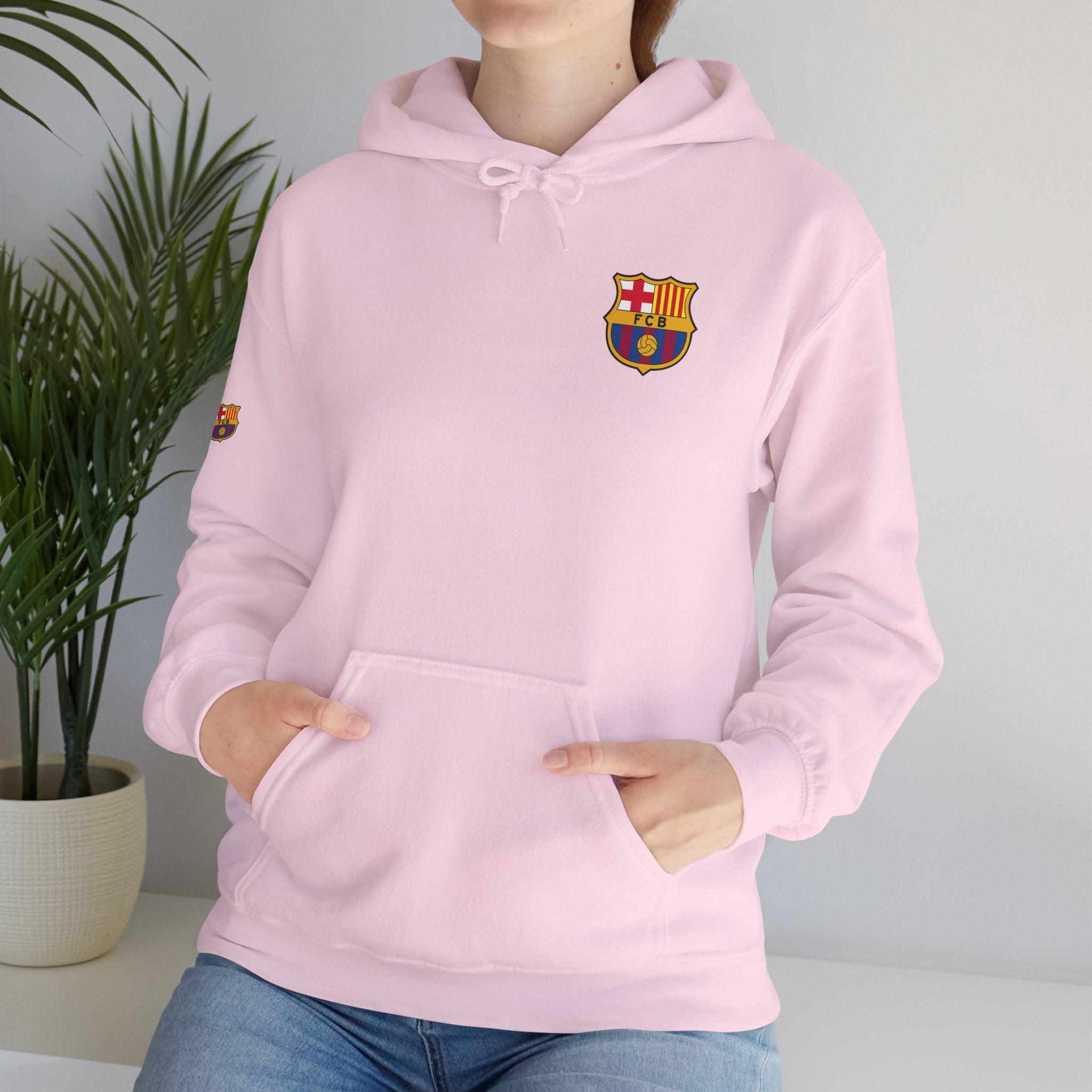 Hoodie  Barcelona Crest Hoodie with Small Badge