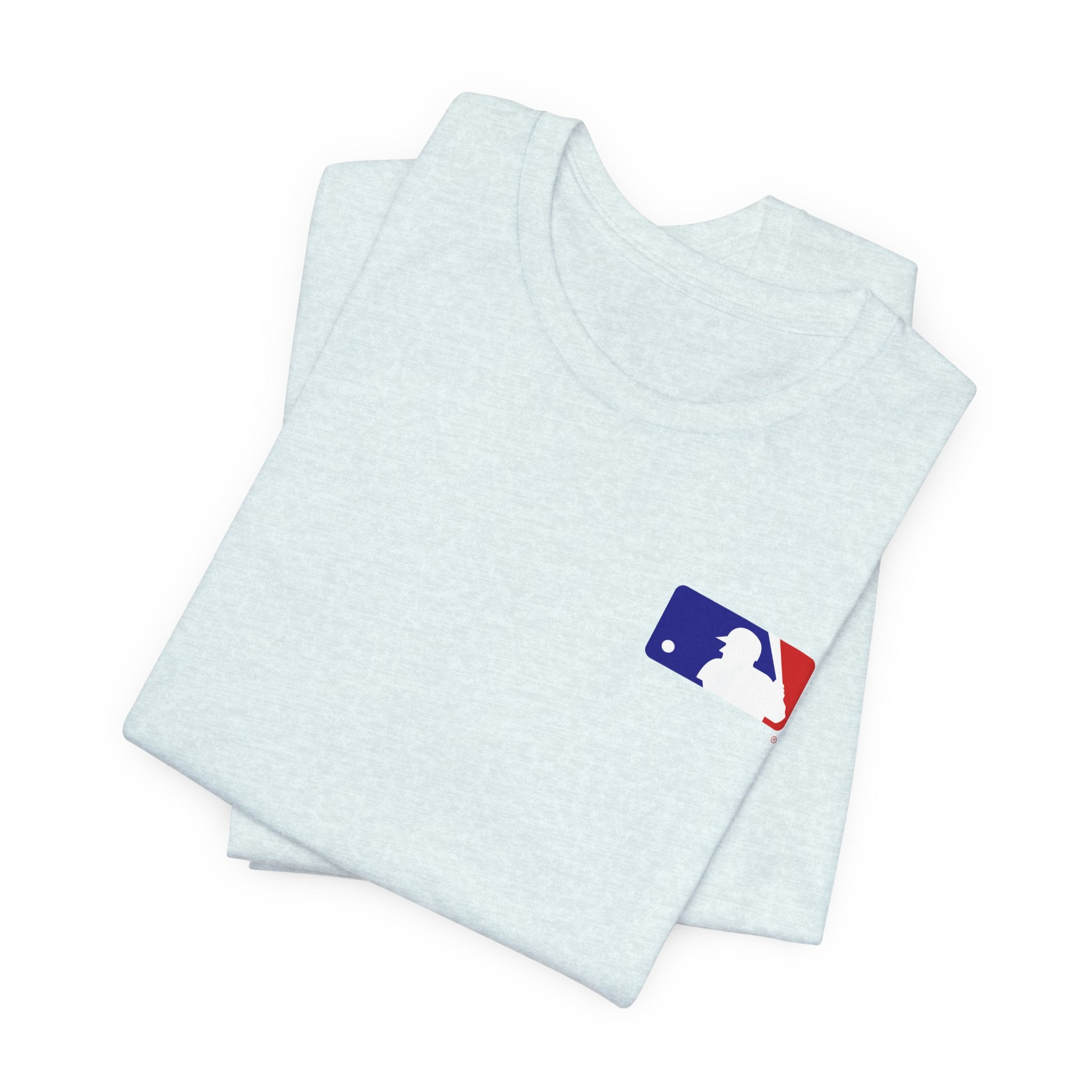 Baseball Logo T-Shirt  Minimal Chest Patch Tee