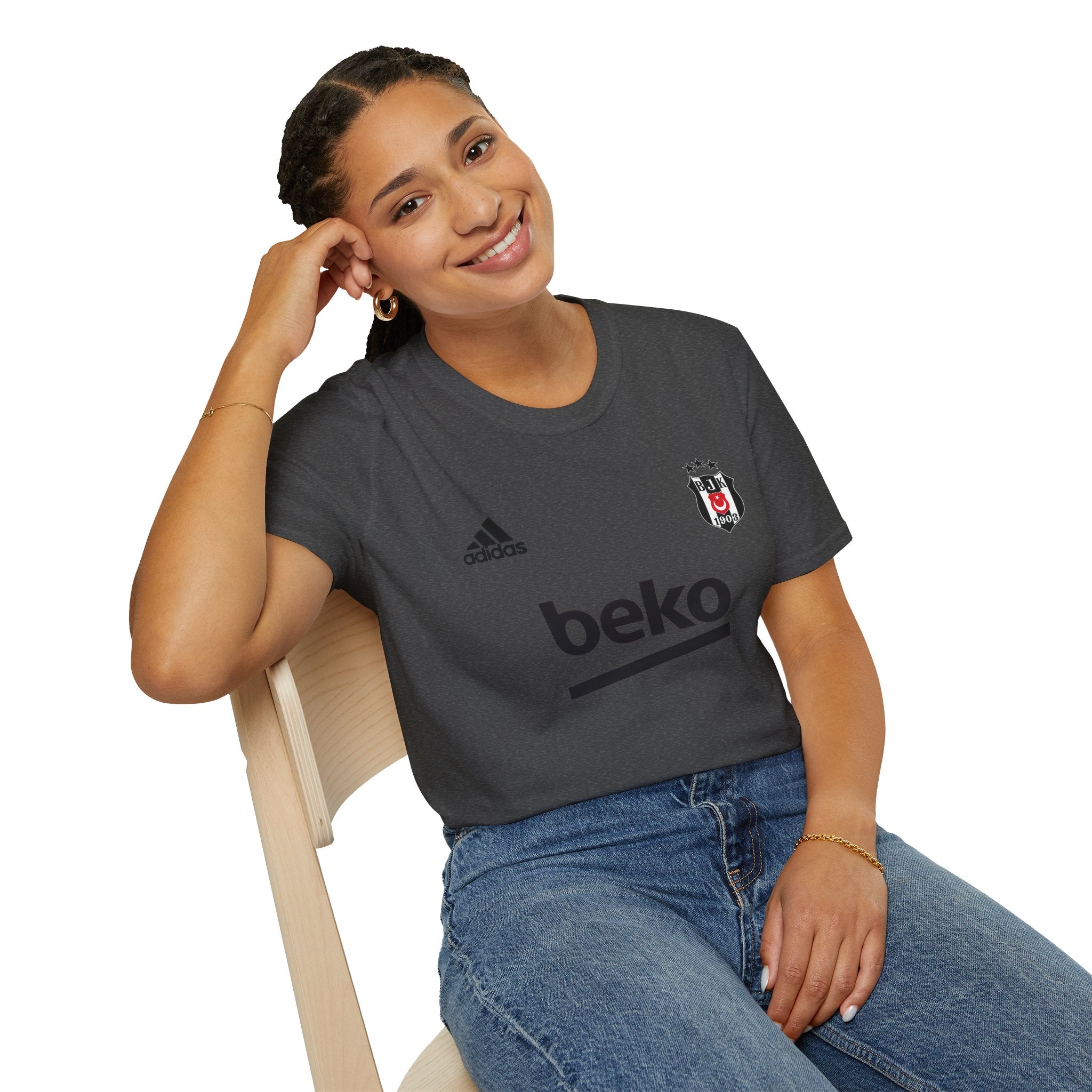 Besiktas Eagle T-Shirt  Football Club Crest Tee soccer jersey