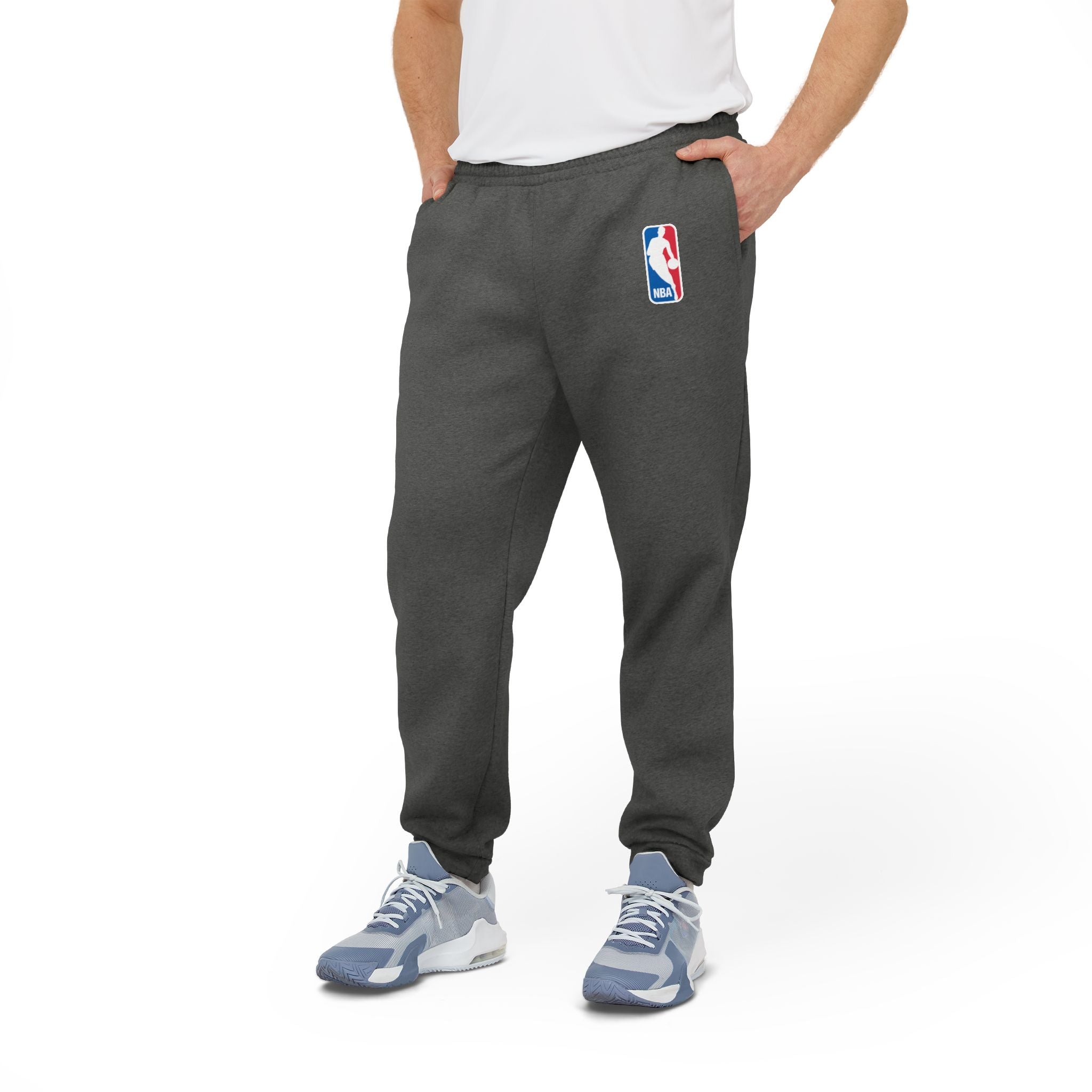 NBA logo Joggers | adidas fleece sweatpants
