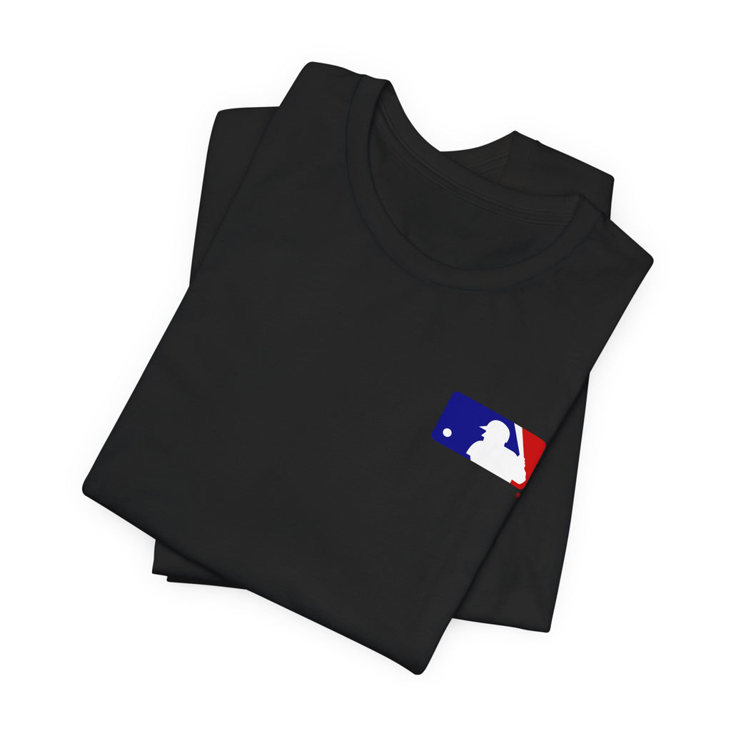 Baseball Logo T-Shirt  Minimal Chest Patch Tee