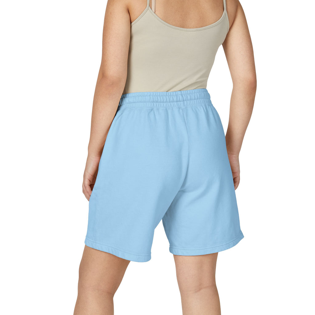 NY Logo Fleece Sweat Shorts  Garment-Dyed Lightweight Lounge Shorts
