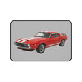 Classic Red Mustang Desk Mat — Vintage Muscle Car Mouse Pad