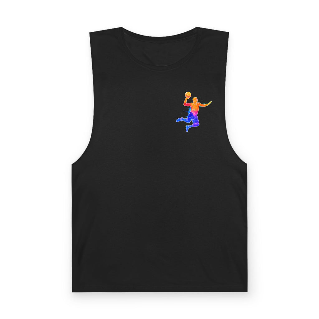 Basketball Tank Top  Colorful Player Graphic Athletic Workout Shirt