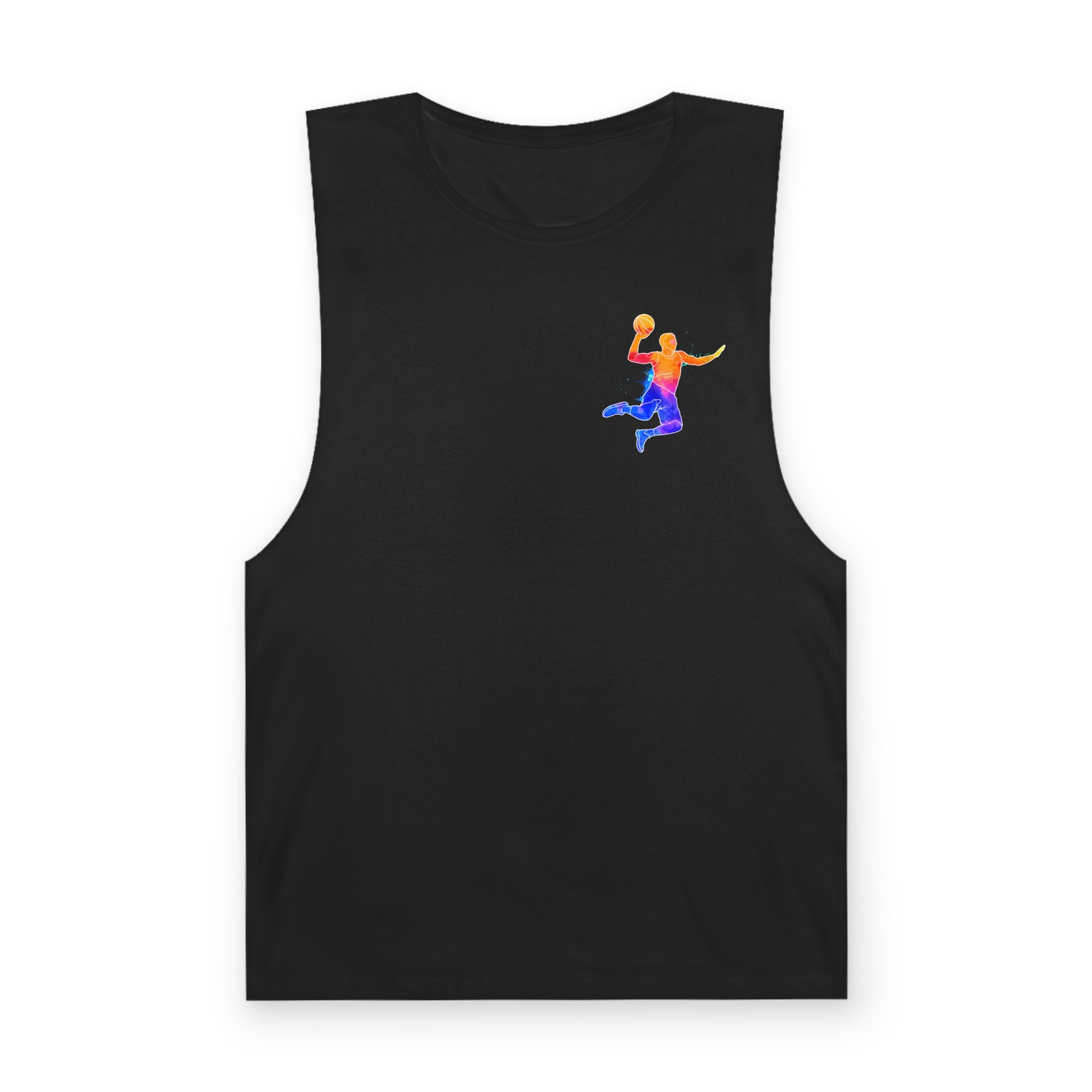 Basketball Tank Top  Colorful Player Graphic Athletic Workout Shirt