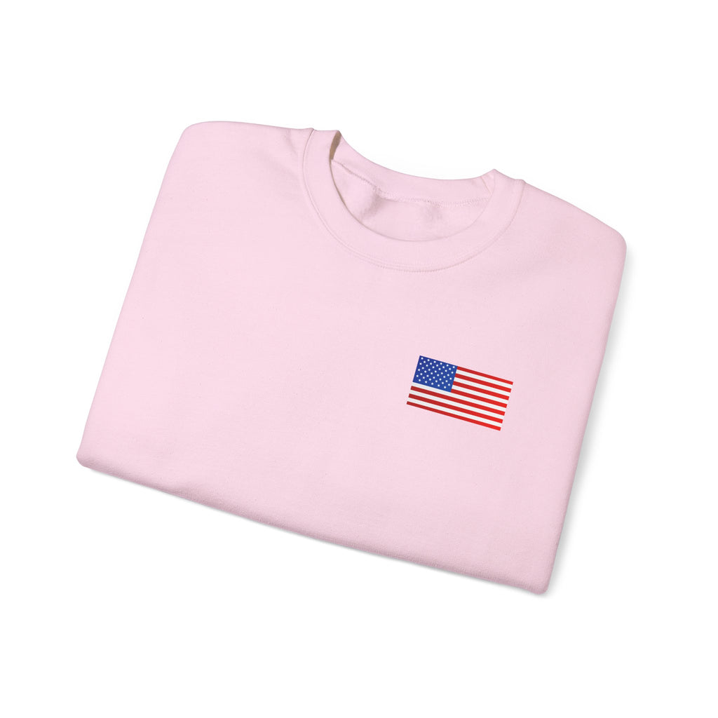 American Flag Sweatshirt | USA Stars Stripes Patriotic Crewneck