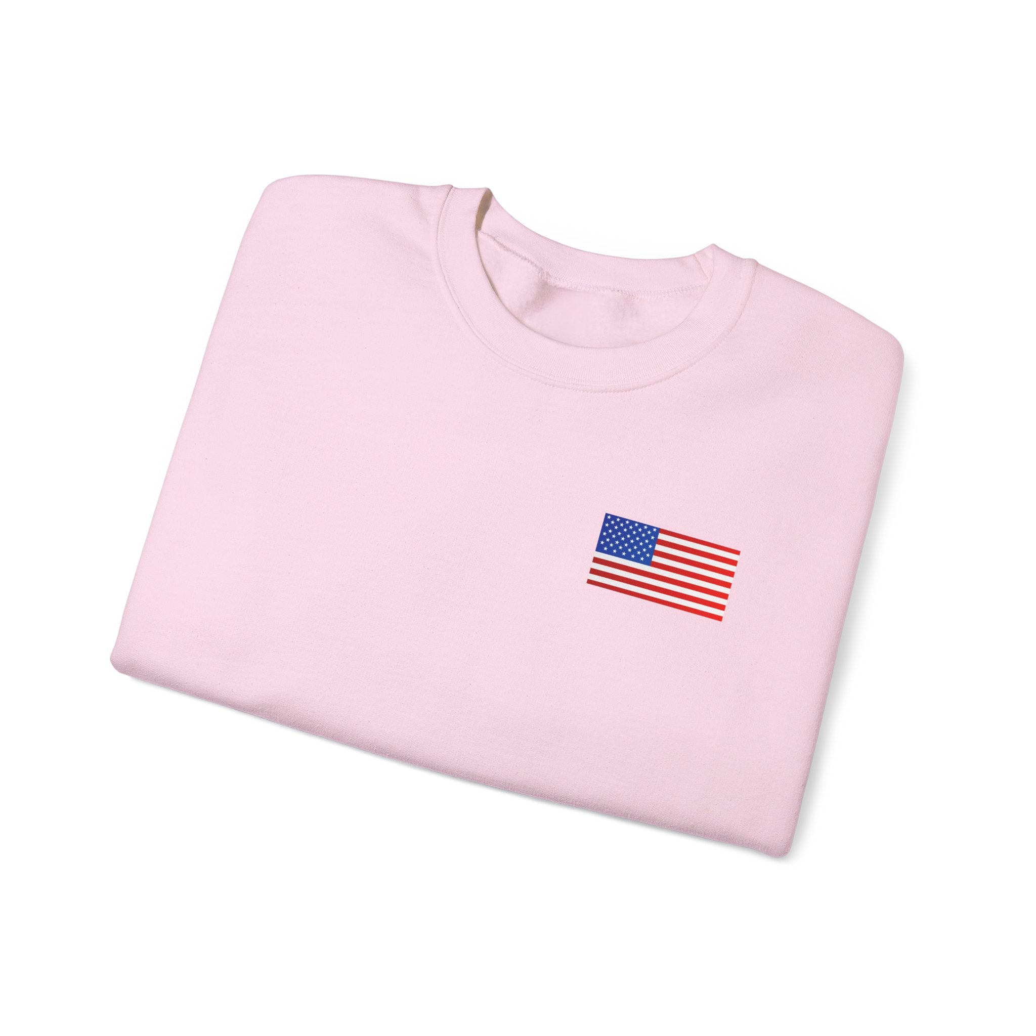 American Flag Sweatshirt | USA Stars Stripes Patriotic Crewneck