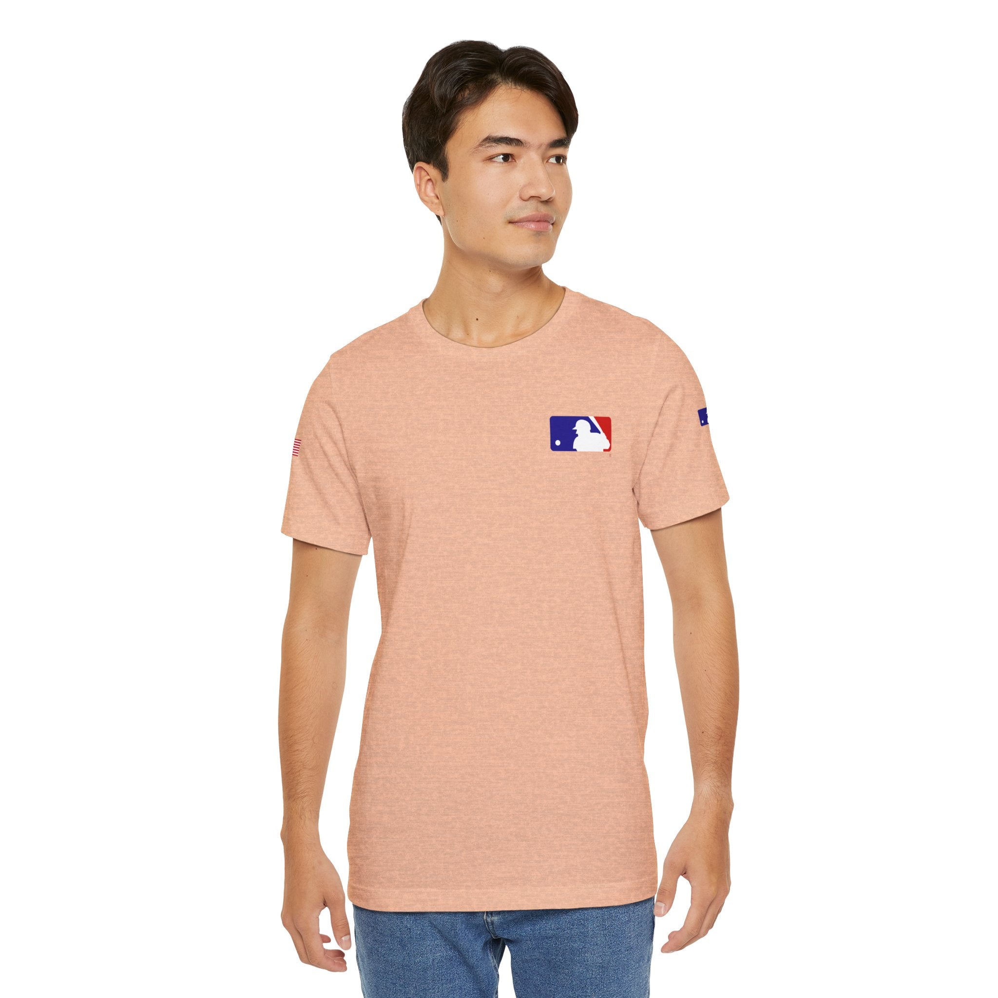 Baseball Logo T-Shirt  Minimal Chest Patch Tee