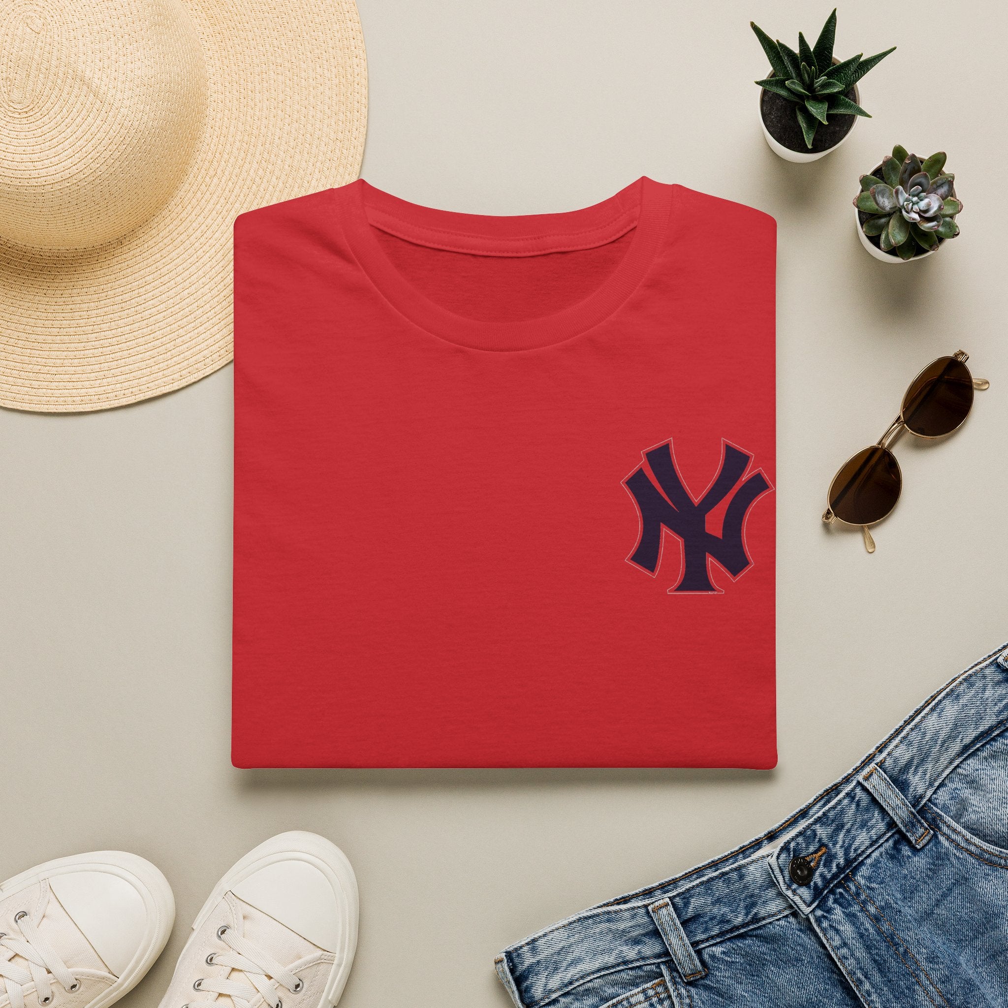 NY Logo T-Shirt | Minimal Baseball Graphic Tee