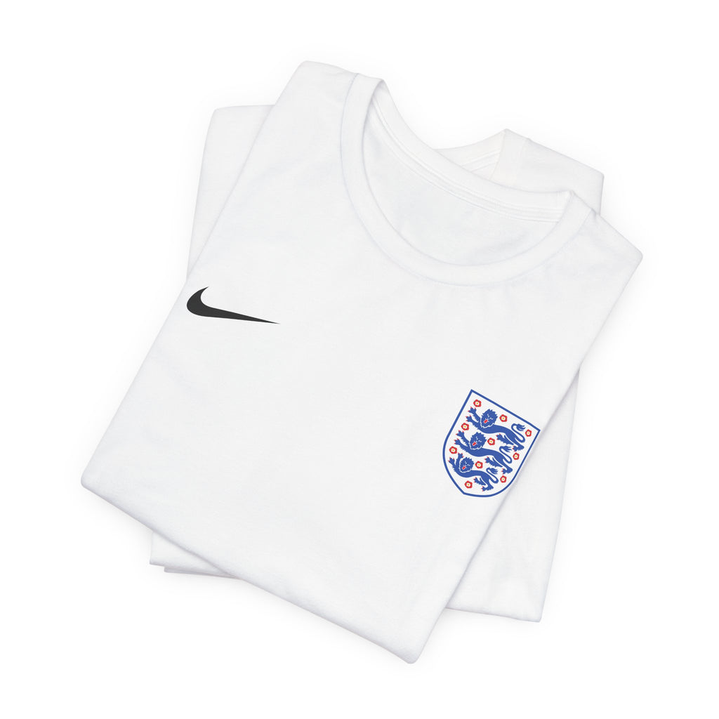 England Crest Soccer Tee — 'ENGLAND' Back Graphic