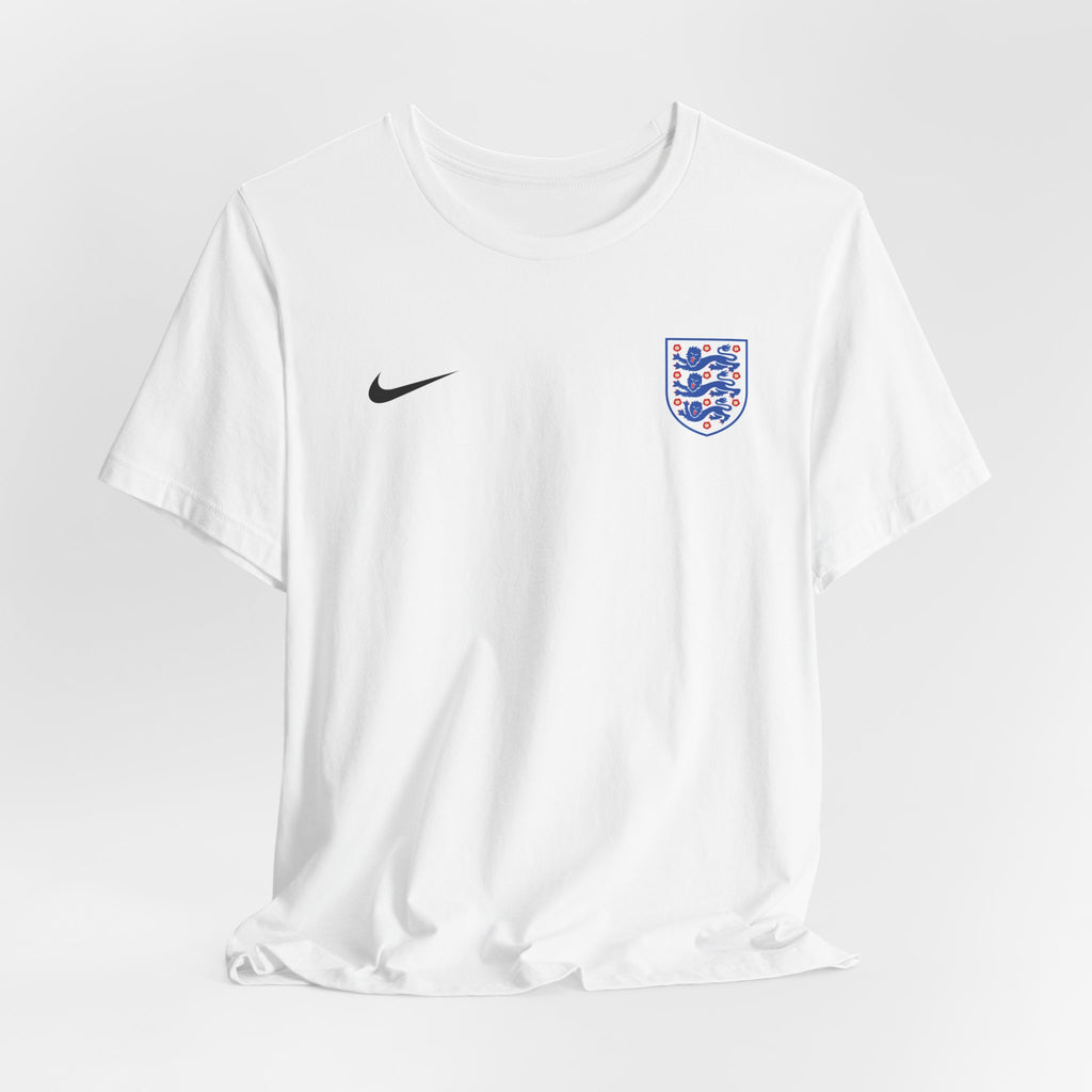 England Crest Soccer Tee — 'ENGLAND' Back Graphic