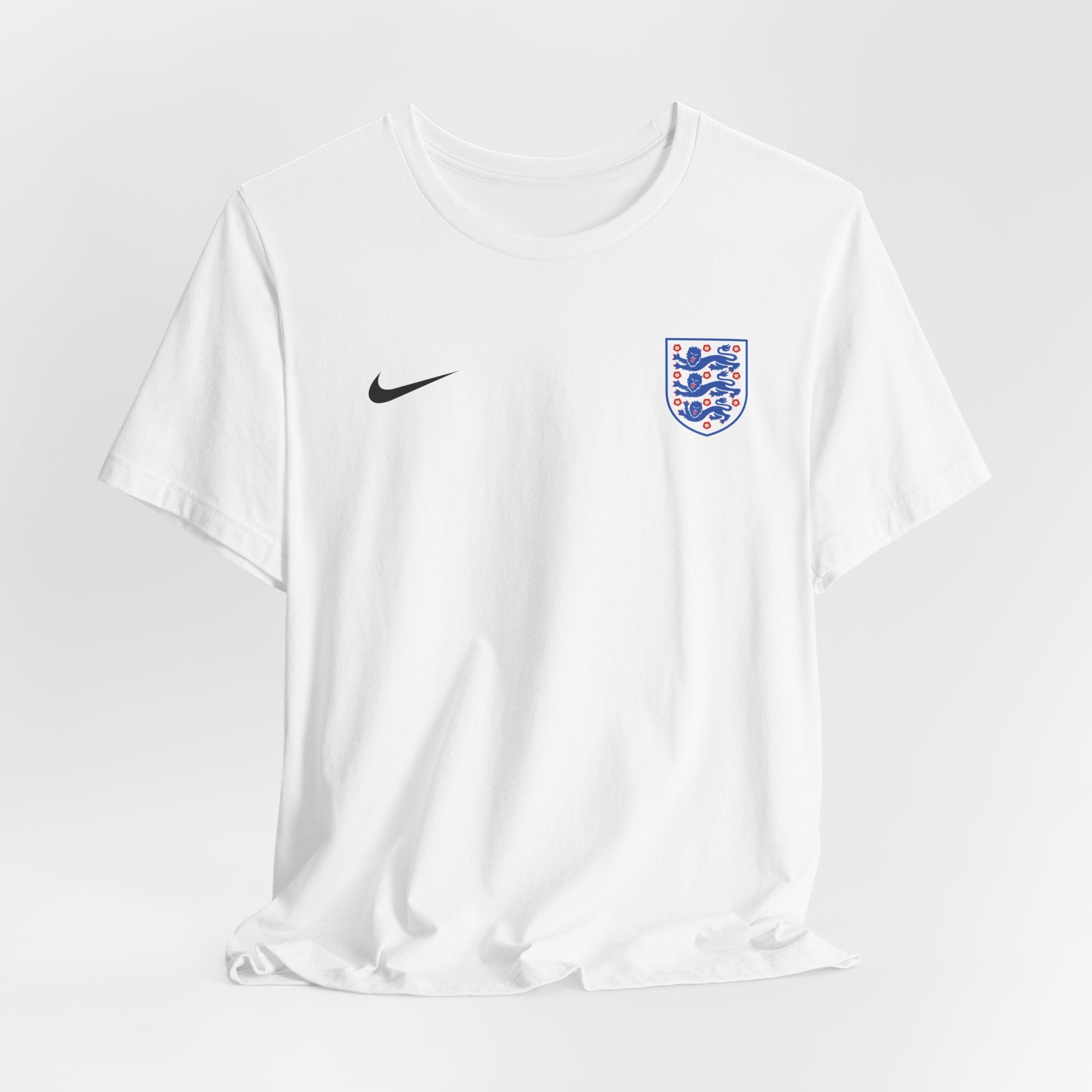 England Crest Soccer Tee — 'ENGLAND' Back Graphic
