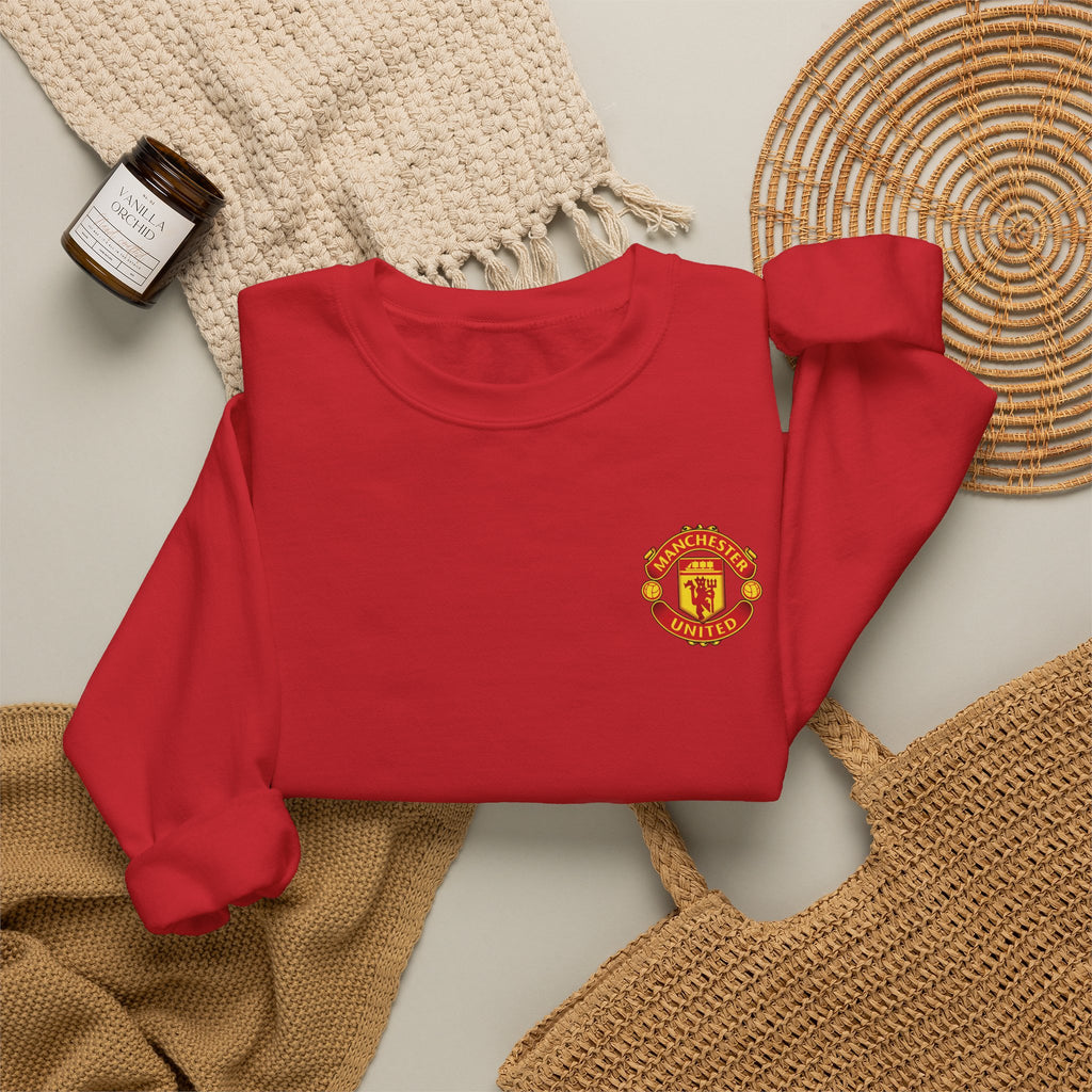 Crewneck Sweatshirt — Manchester United FC Logo Pullover