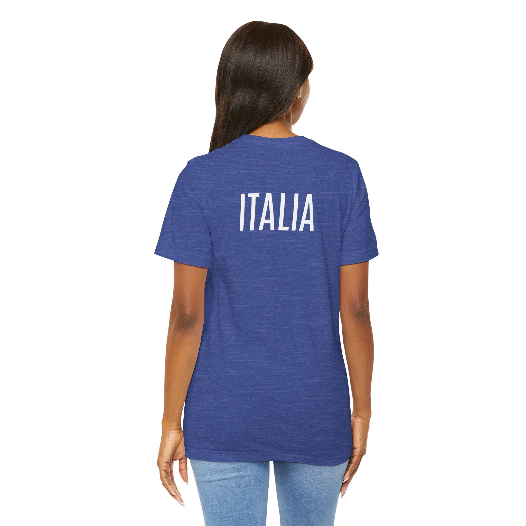 Italy Crest Tee  Italian Flag Shield T-Shirt