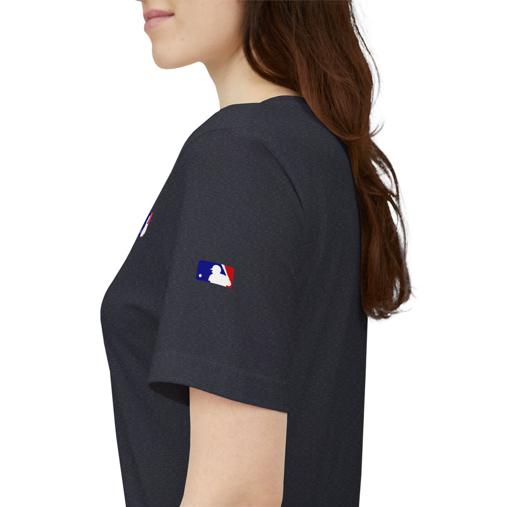 Baseball Logo T-Shirt  Minimal Chest Patch Tee