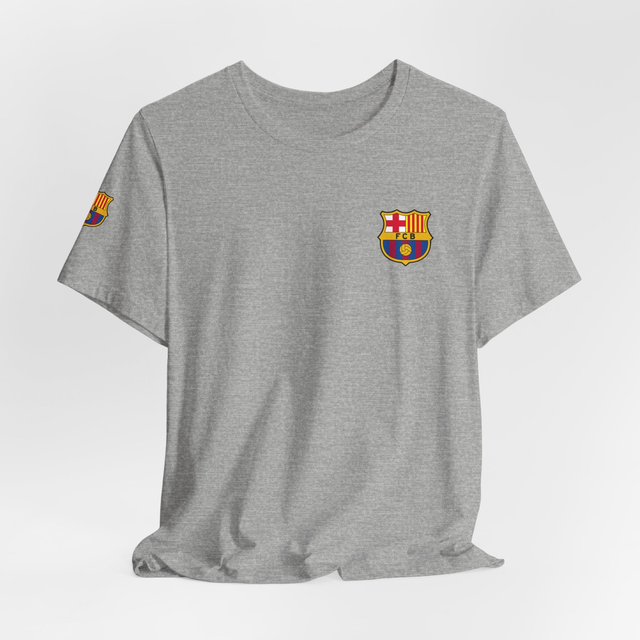 Barcelona Crest T‑Shirt  Minimal Football Fan Tee