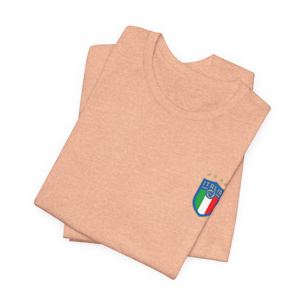 Italy Crest Tee  Italian Flag Shield T-Shirt