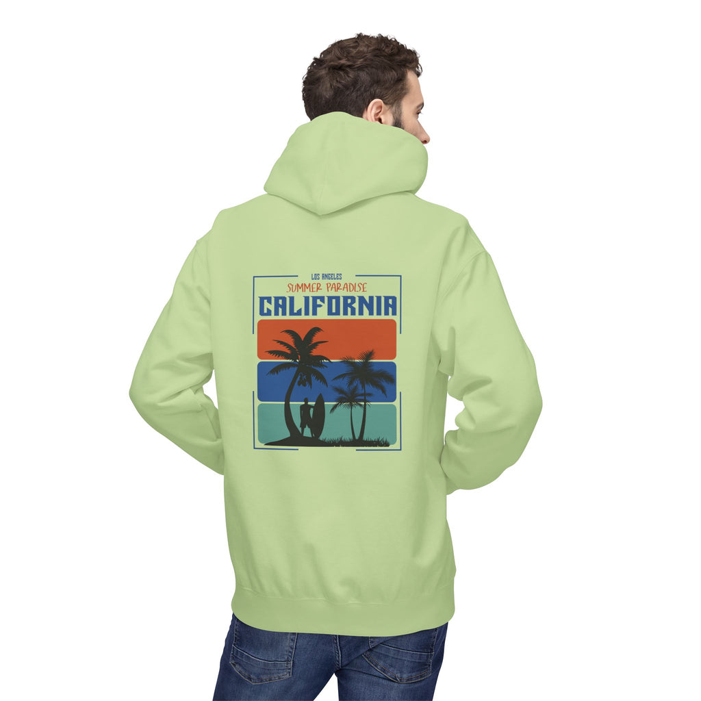 California Sunset Surf Hoodie  Summer Vacation Beach Pullover