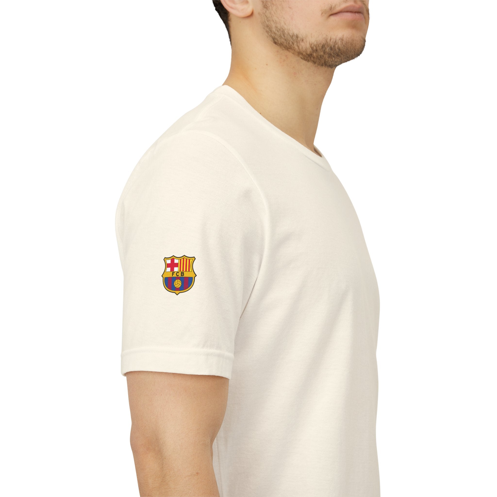 Barcelona Crest T‑Shirt  Minimal Football Fan Tee