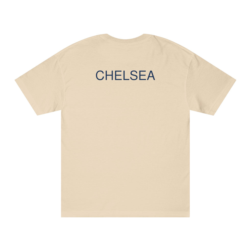 Chelsea Football Club Tee Minimal Crest Front & CHELSEA Back