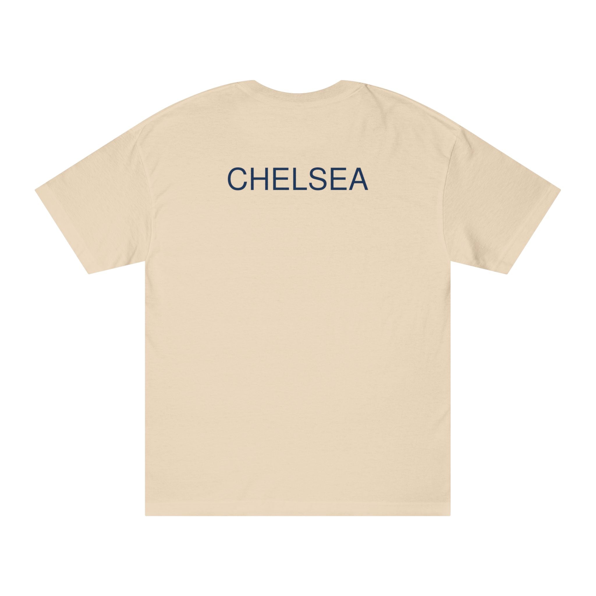 Chelsea Football Club Tee Minimal Crest Front & CHELSEA Back