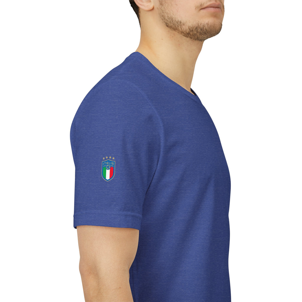 Italy Crest Tee  Italian Flag Shield T-Shirt