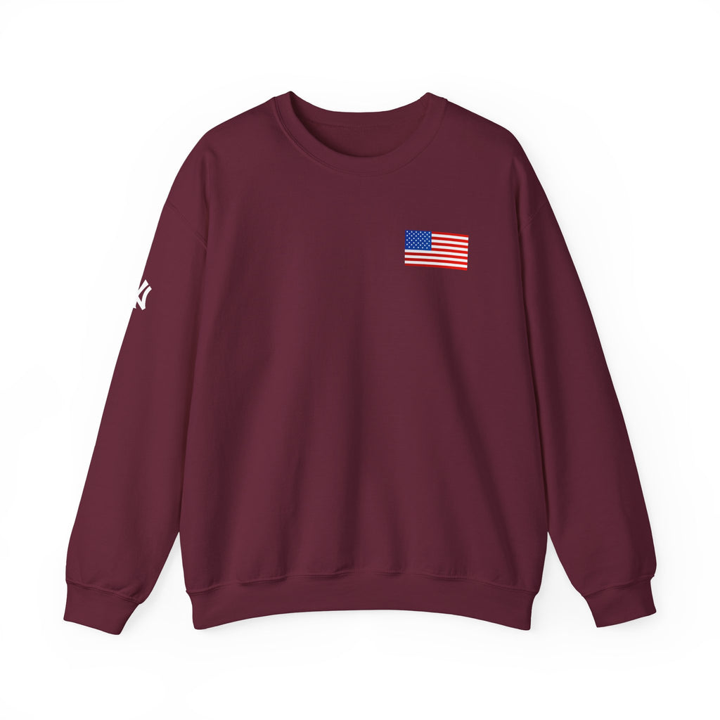 American Flag Sweatshirt | USA Stars Stripes Patriotic Crewneck