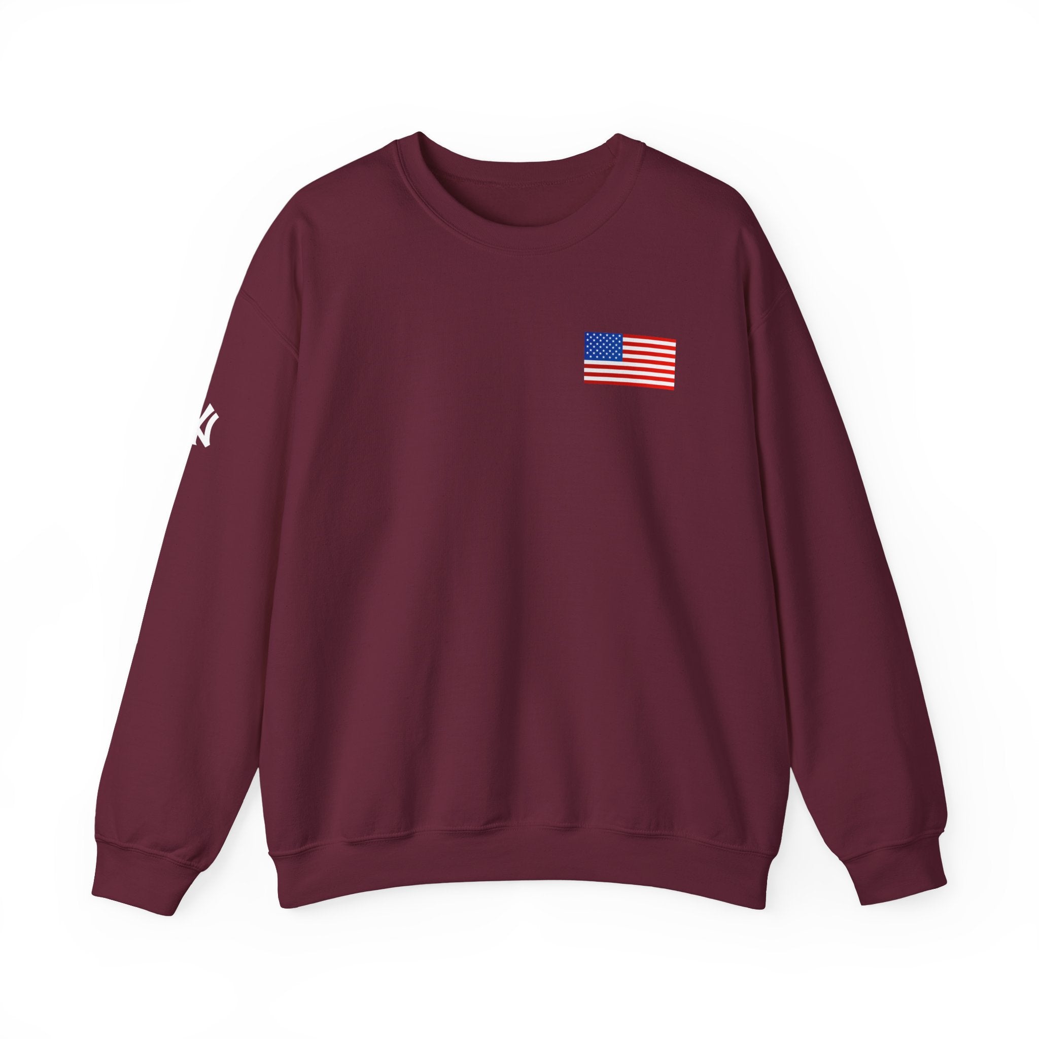 American Flag Sweatshirt | USA Stars Stripes Patriotic Crewneck