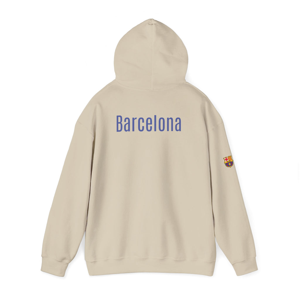 Hoodie  Barcelona Crest Hoodie with Small Badge