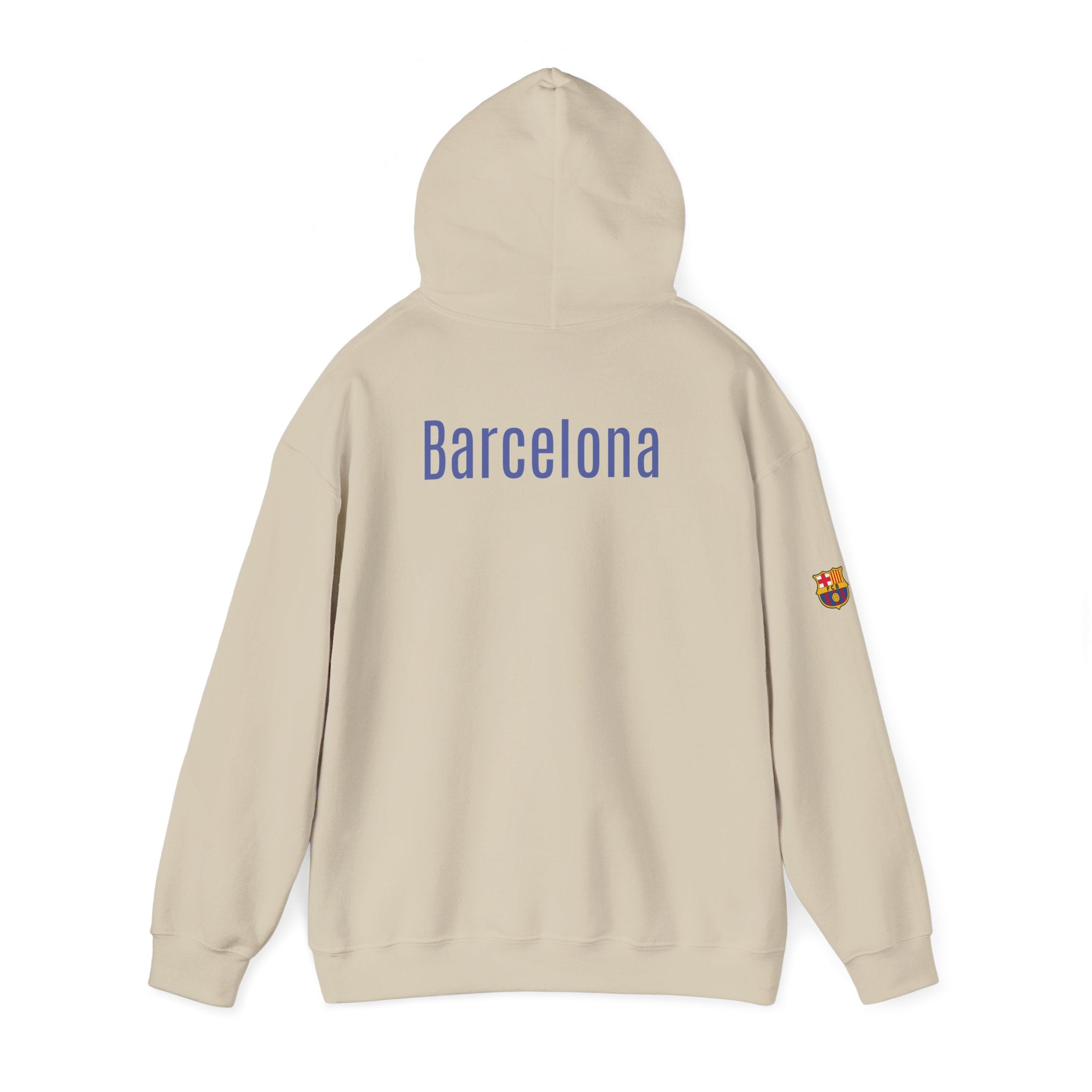 Hoodie  Barcelona Crest Hoodie with Small Badge