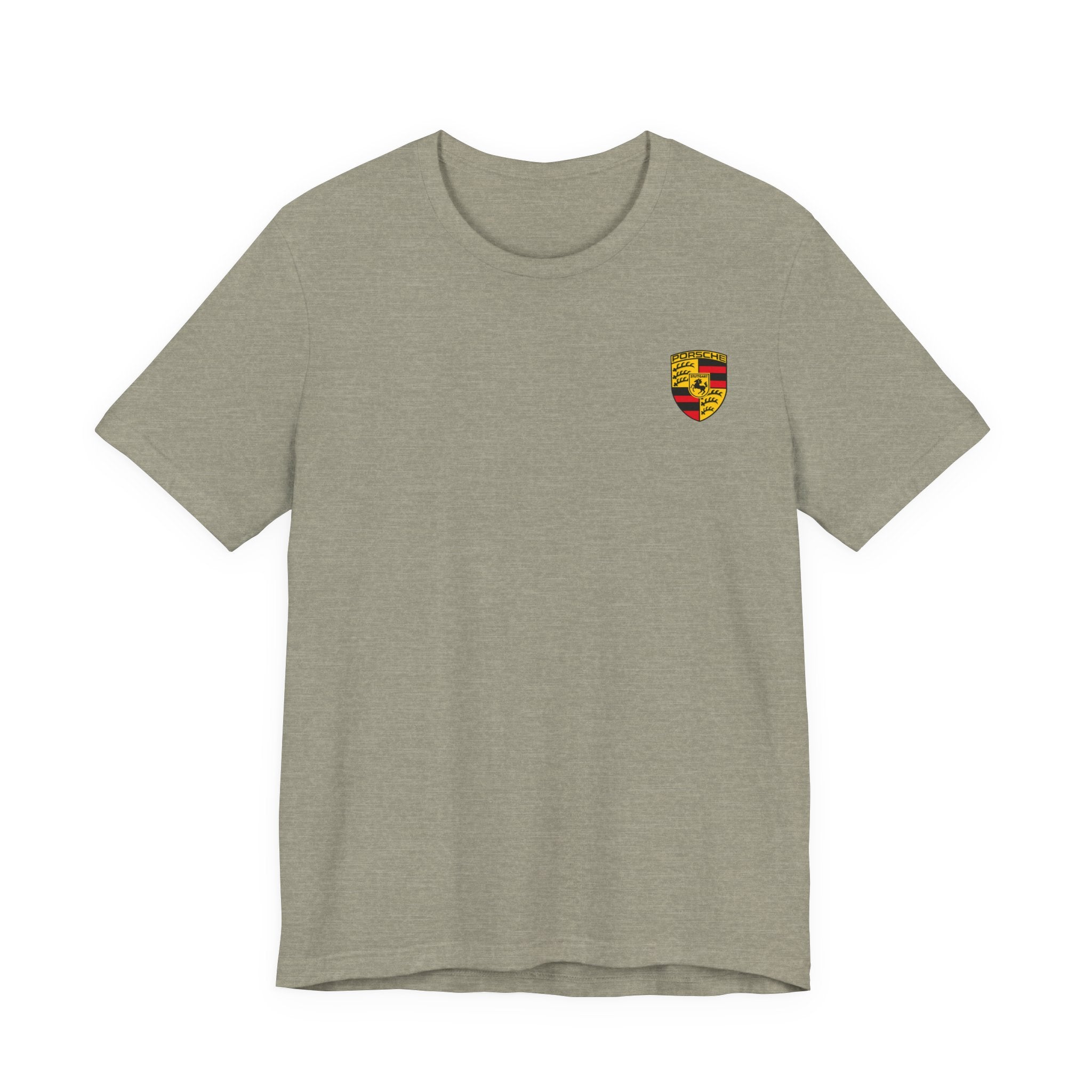 Porsche Crest Tee — Classic Logo Short Sleeve Shirt