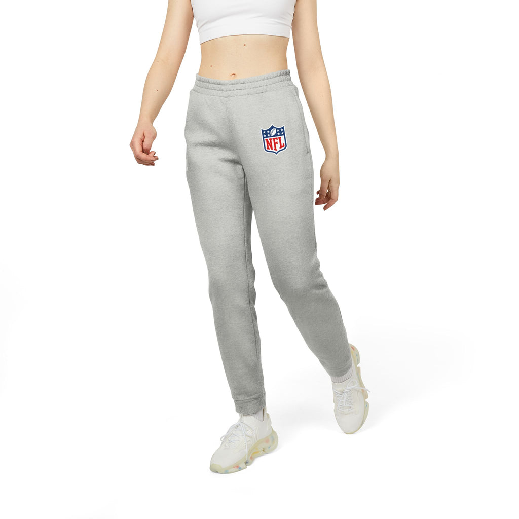 NFL x adidas Grey Fleece Joggers Men's/Women's Athletic Sweatpants