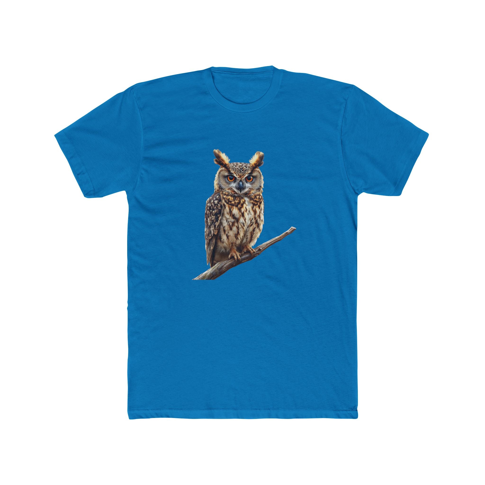 Great Horned Owl Illustration T-Shirt | Wildlife Bird Tee