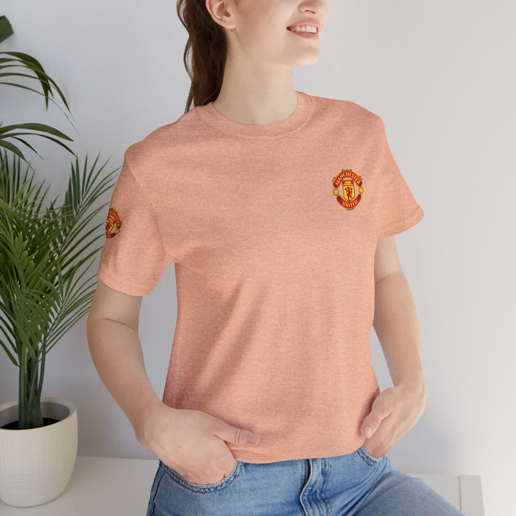 Manchester United Crest T-Shirt Soccer Club Logo Tee
