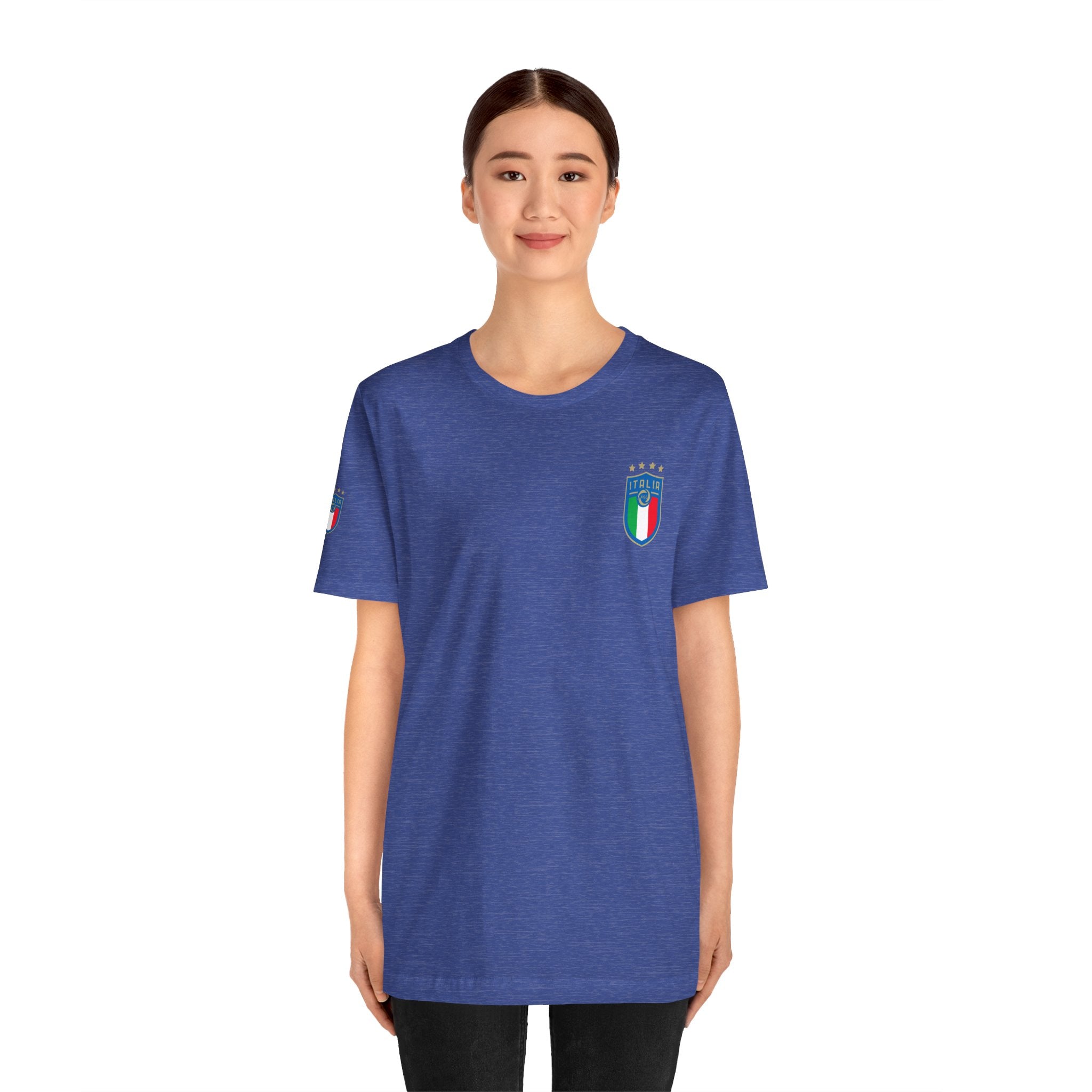 Italy Crest Tee  Italian Flag Shield T-Shirt