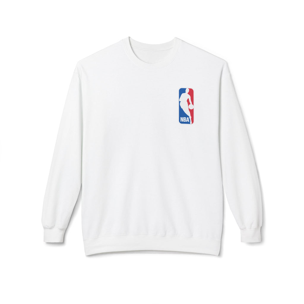 NBA Logo Sweatshirt | Basketball Logo Crewneck, Athletic Fan Apparel