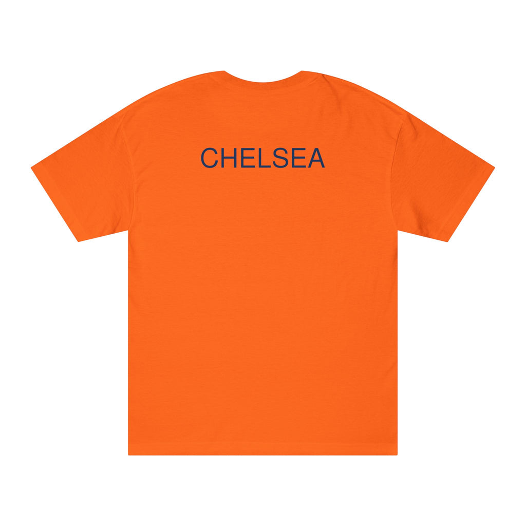 Chelsea Football Club Tee Minimal Crest Front & CHELSEA Back