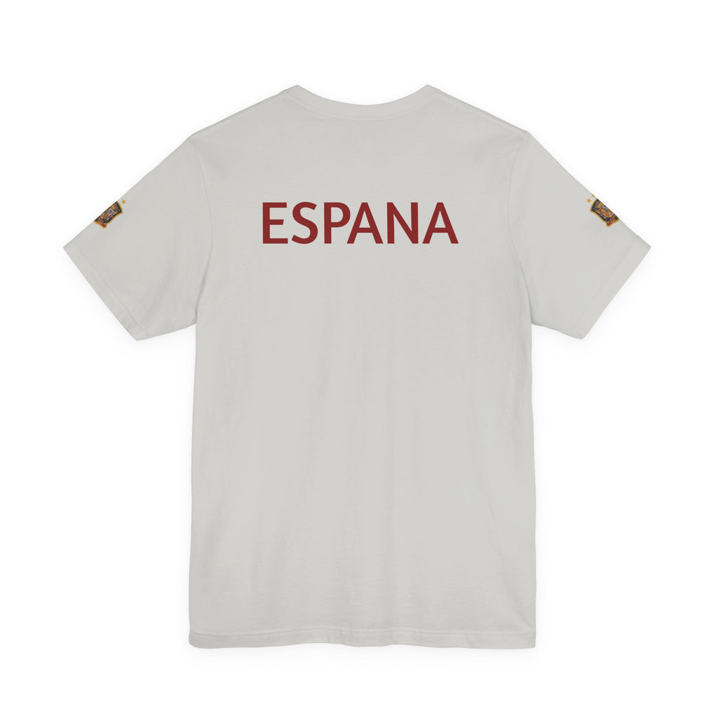 Spain Pride Unisex T-Shirt, Casual Wear, Spain Tee, Travel Souvenir, Sports Fan Gear, Spain Gifts, Cool Summer Shirt