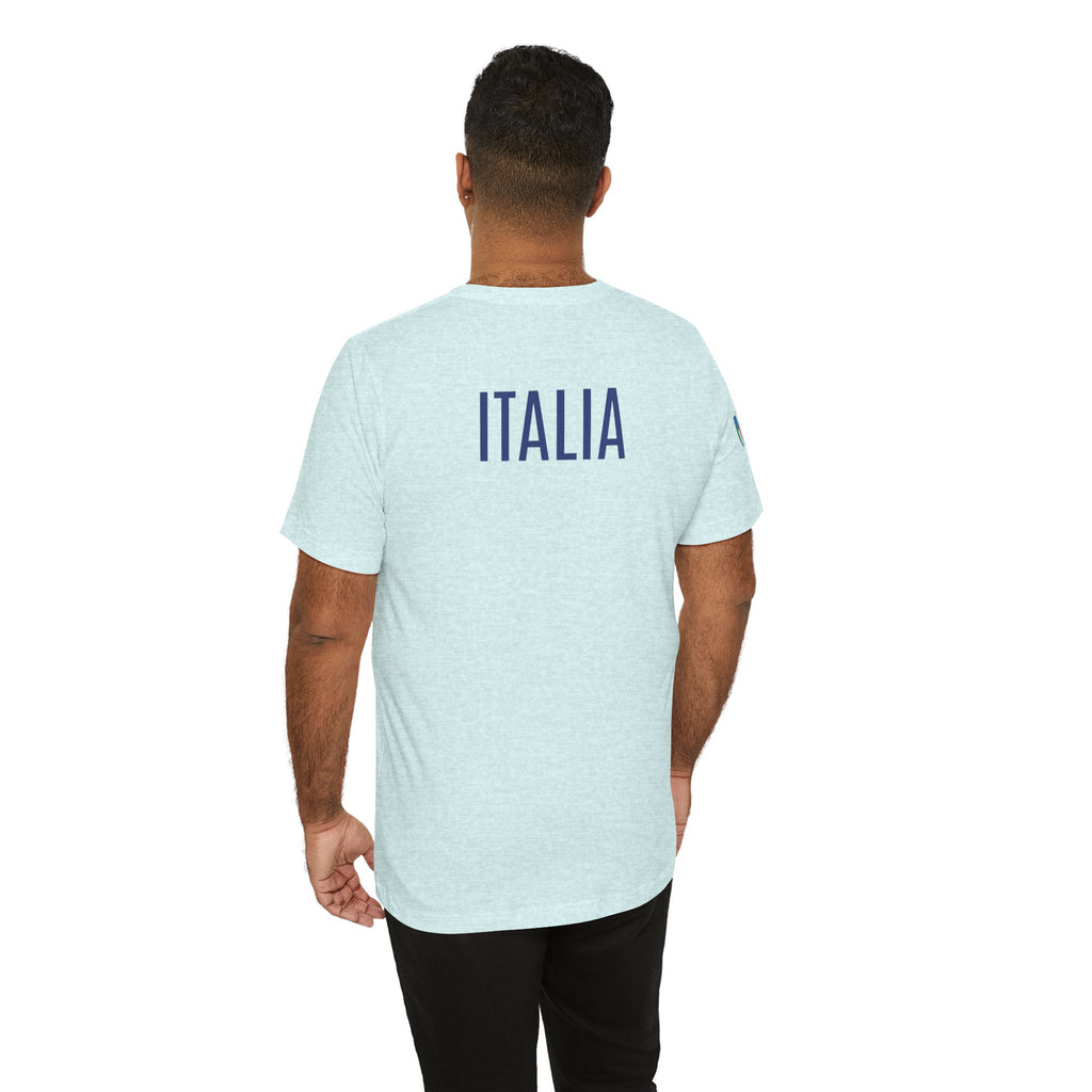 Italy Crest Tee  Italian Flag Shield T-Shirt
