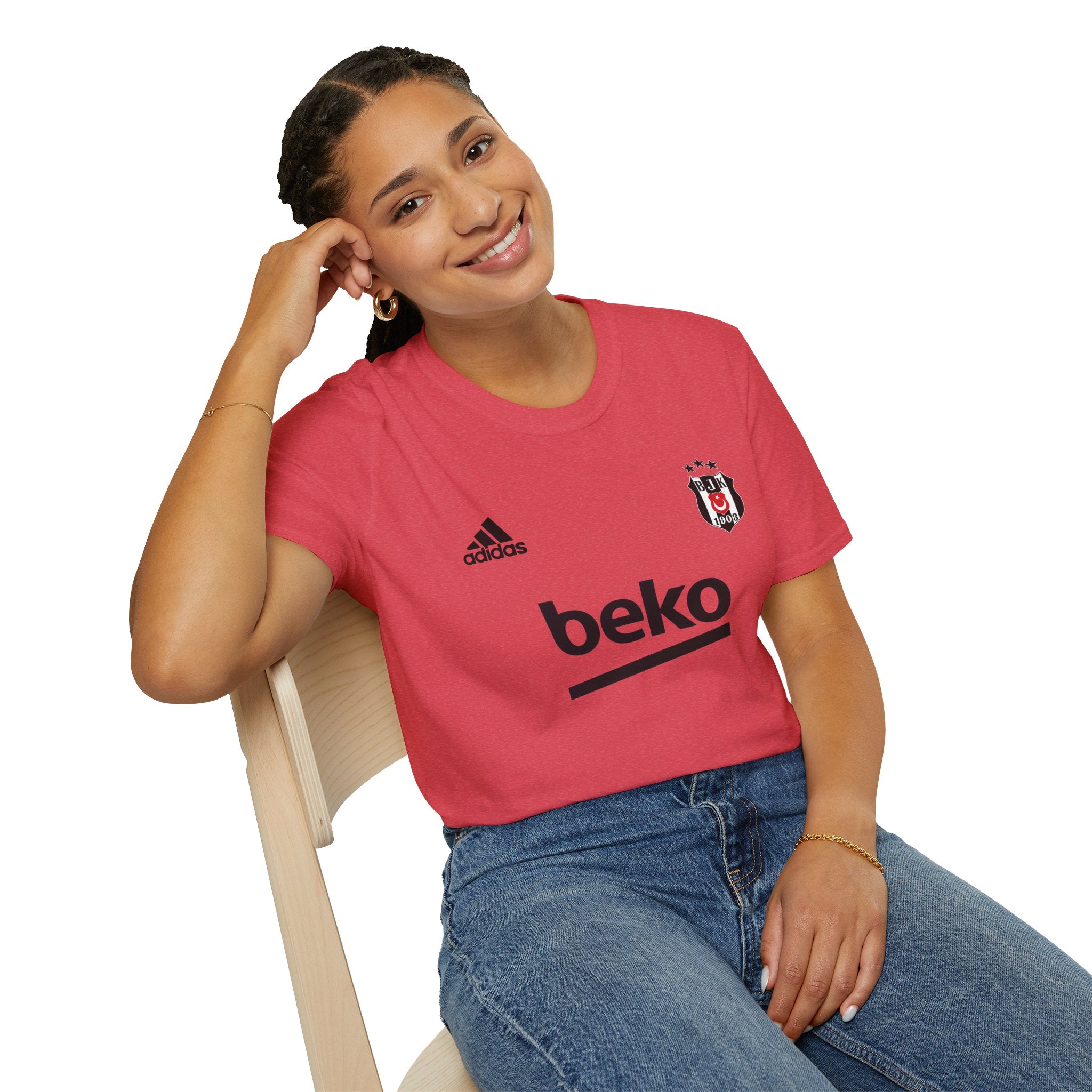 Besiktas Eagle T-Shirt  Football Club Crest Tee soccer jersey
