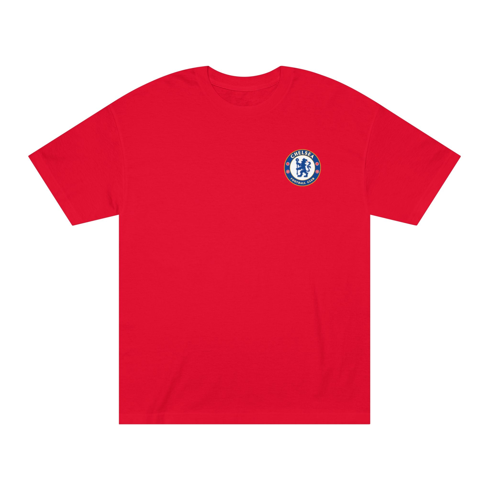 Chelsea Football Club Tee Minimal Crest Front & CHELSEA Back
