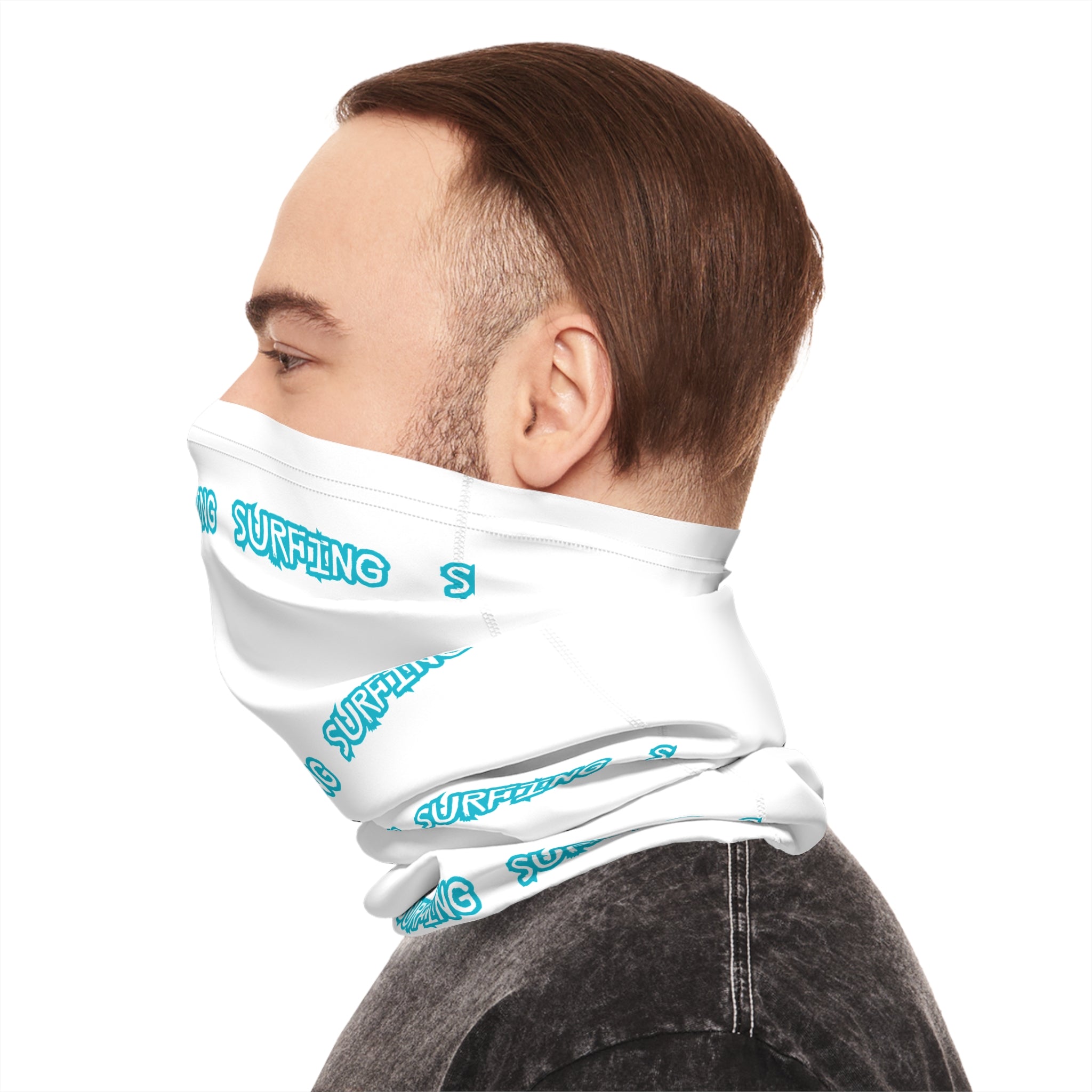 Surfing Pattern Neck Gaiter  Lightweight UV Face & Neck Cover