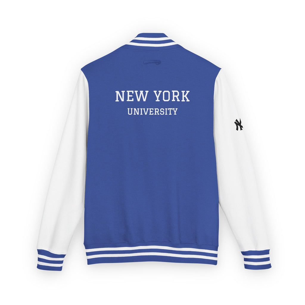 New York Letterman Jacket Varsity Style Red & White Baseball Jacket