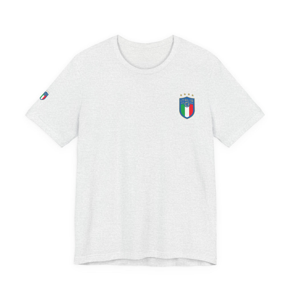 Italy Crest Tee  Italian Flag Shield T-Shirt