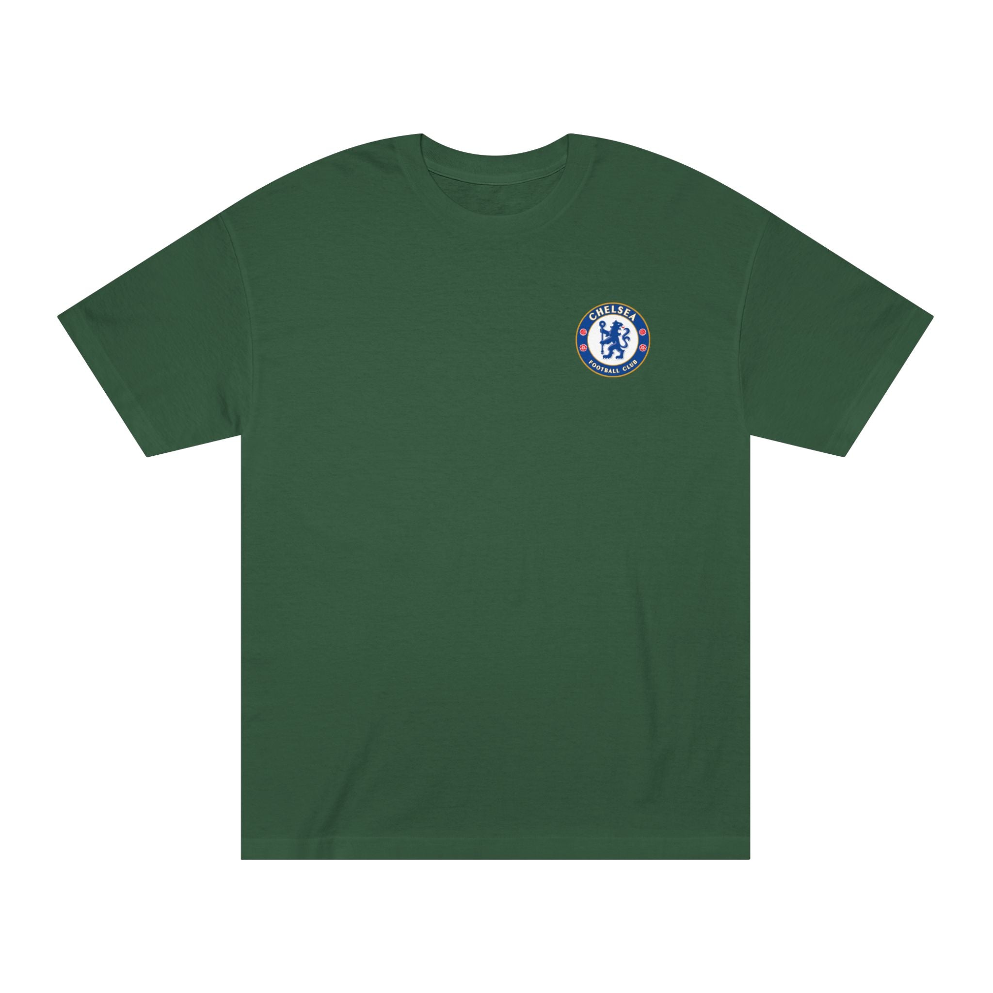 Chelsea Football Club Tee Minimal Crest Front & CHELSEA Back