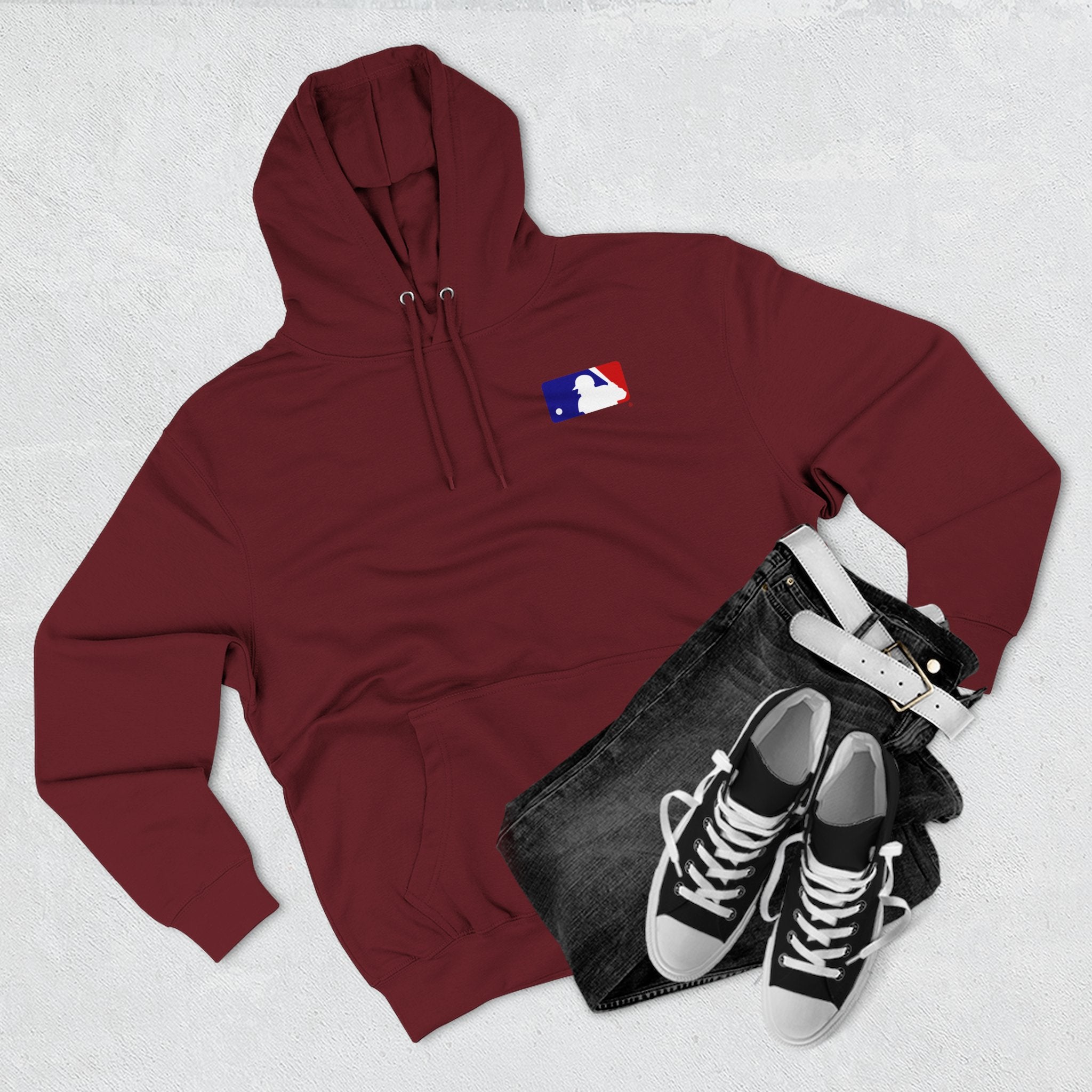 Baseball Glove Hoodie  Vintage Catcher Mitt Graphic Pullover