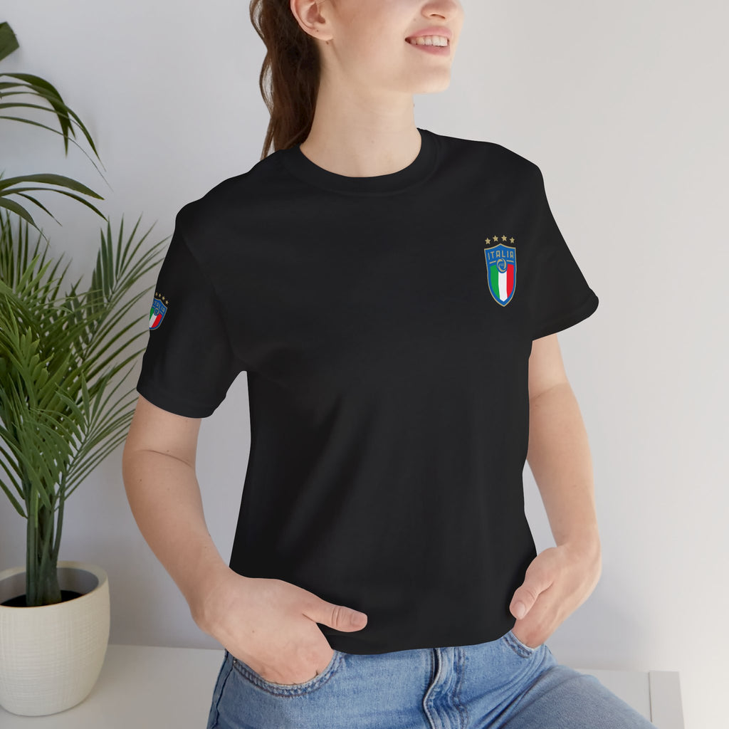 Italy Crest Tee  Italian Flag Shield T-Shirt